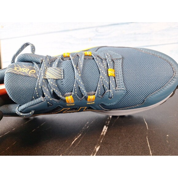 ASICS Men\'s Trail Scout 3 Running Shoes Night Sky Teal Yellow Sz 9 main image 5